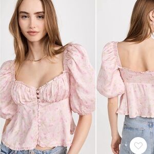 For Love and Lemons Rhonda top